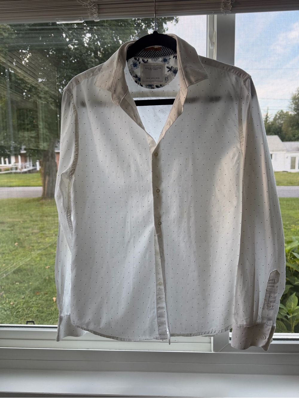 Denim & Flower Men's Light Gray Crewneck Sweater